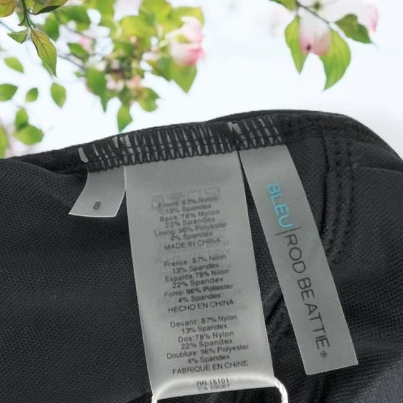 BLEU Rod Beattie Tankini with Gold Accents Size 8 - Picture 8 of 8